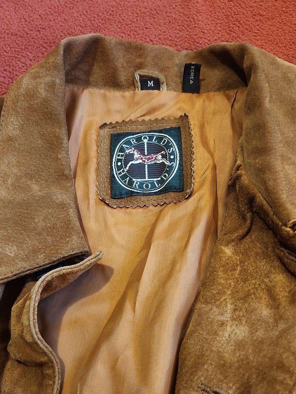 Harold's Brown Suede Jean style Jacket - Picture 3 of 6
